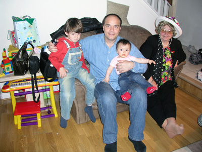 Nasko, Alexandra, Jason and baba Minka