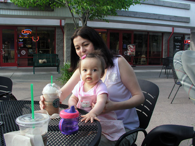 Alexandra wants to drink frappuchono.