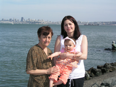 Alexandra, Zlatina and Dafina in Salsalito